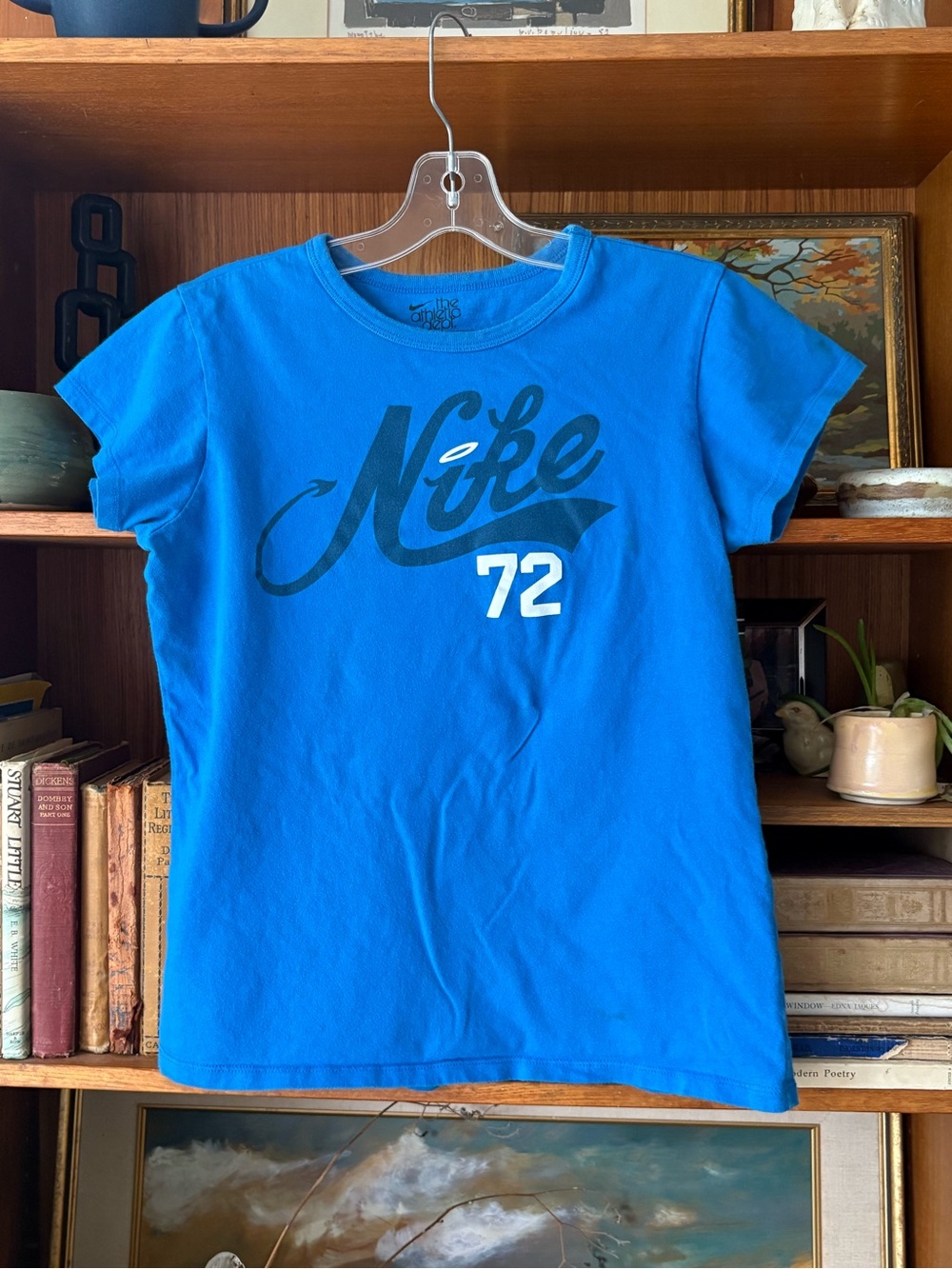 Y2K Vintage Nike Royal Blue Tee L